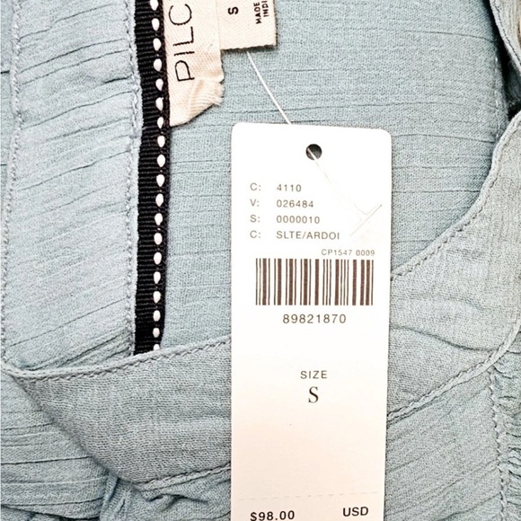 Anthropologie The Sidney Batwing Blouse by Pilcro Slate Blue - Picture 7 of 7